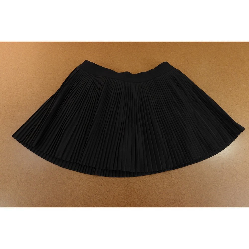 Old Navy Womens Size Large Black Pull On Pleated Short Skirt